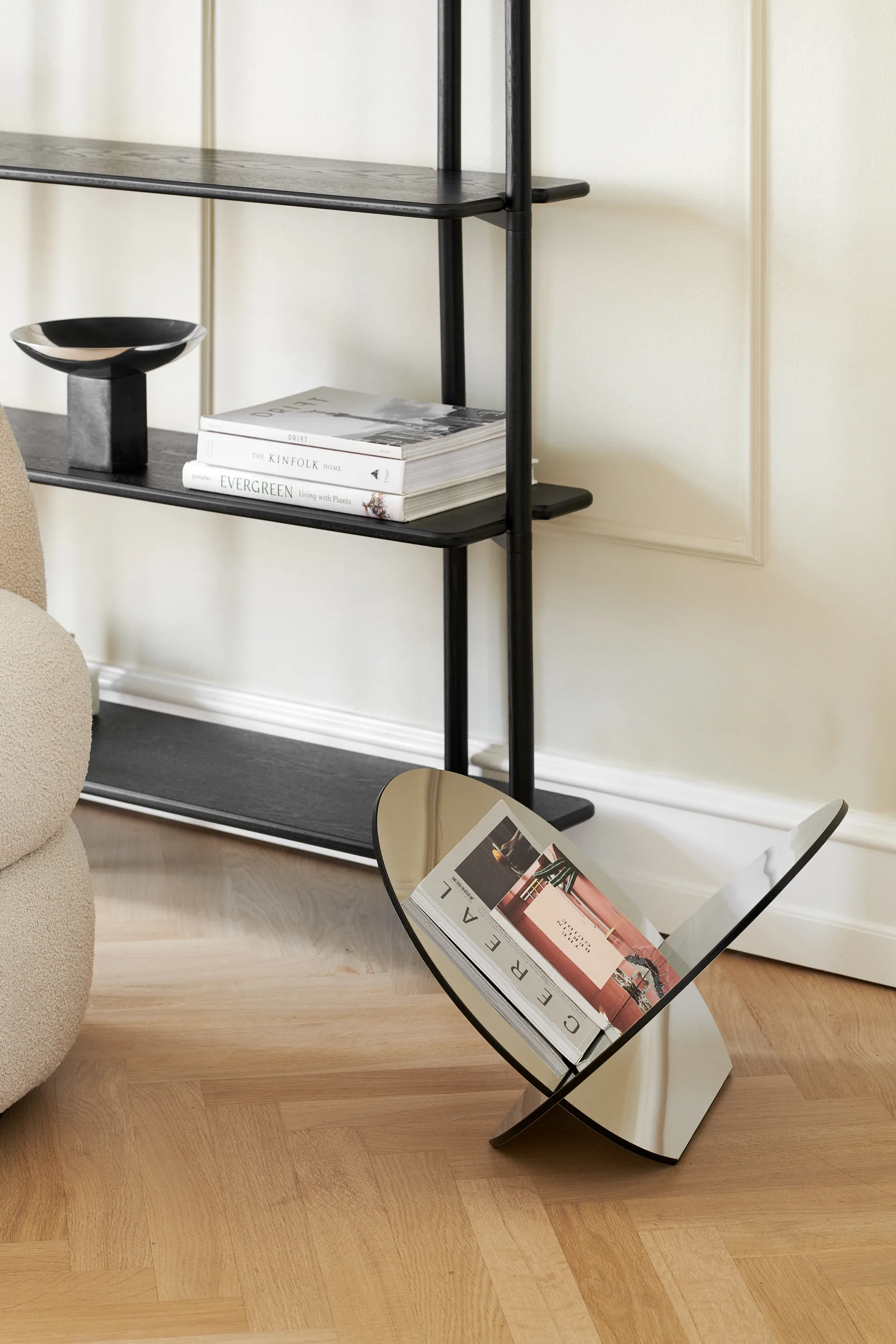 Silia magasinholder, Rustfrit stål  Gejst