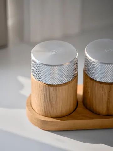 Sina salt- og peberkværn 6 cm - Eg-stål - Gejst