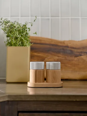 Sina salt- og peberkværn 6 cm - Eg-stål - Gejst