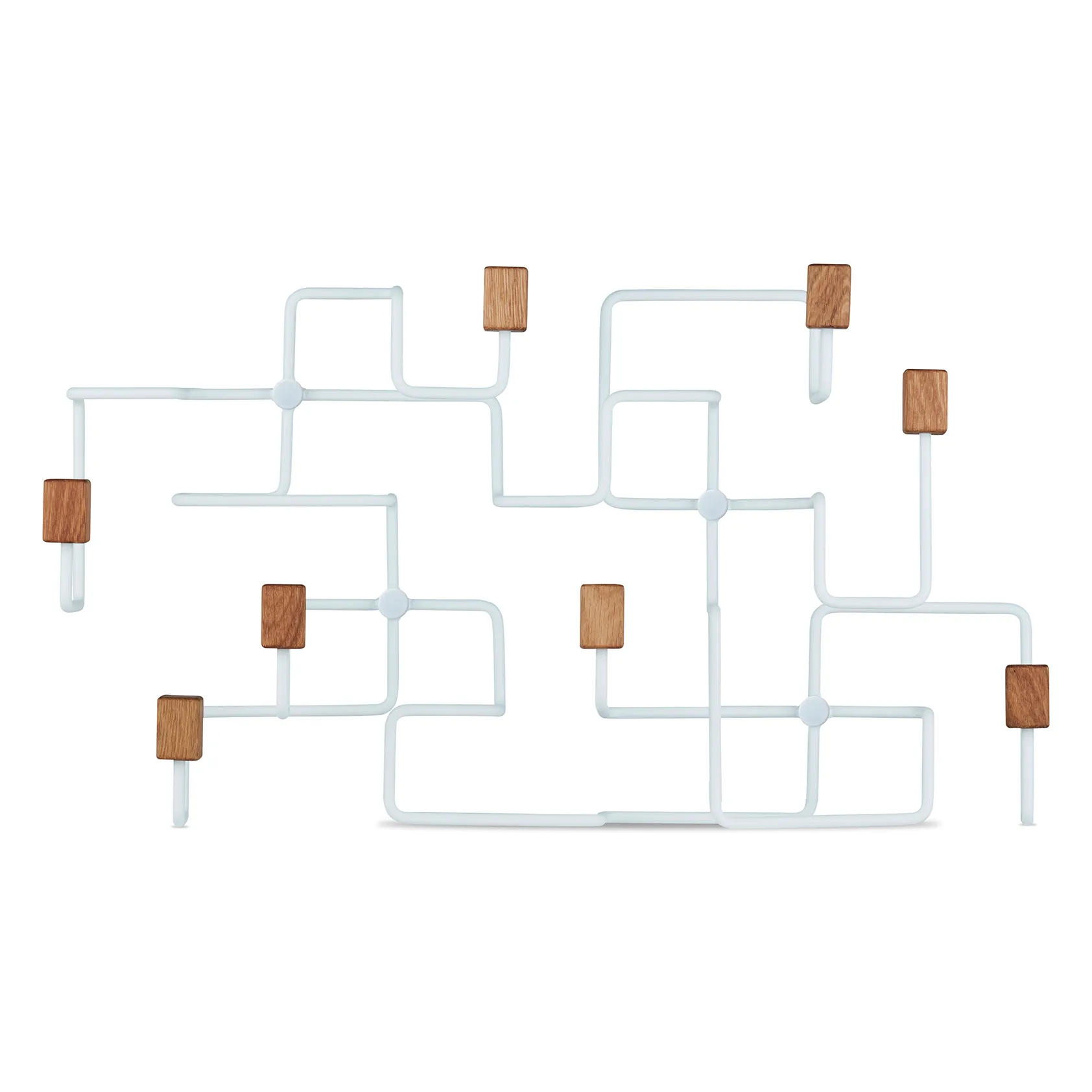 Underground tøjstativ, Hvid/Eg Gejst