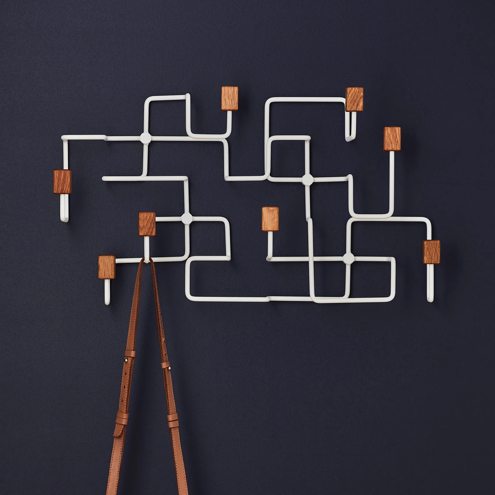 Underground tøjstativ, Hvid/Eg Gejst