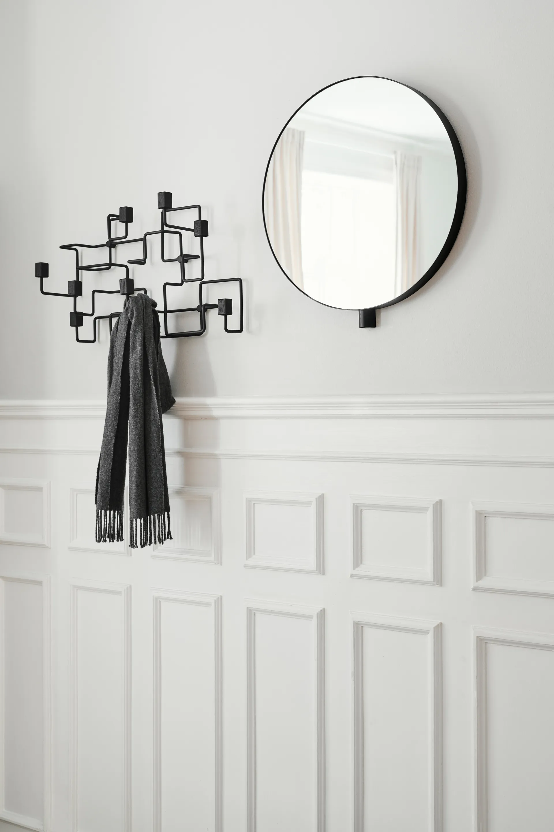 Underground tøjstativ, Sort/Sortbejdset egetræ Gejst