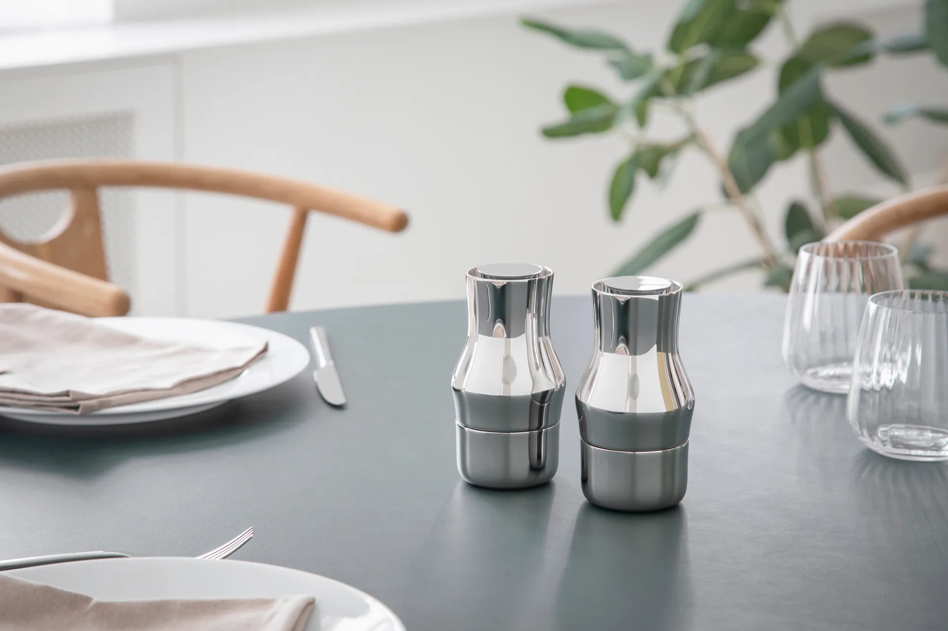 Dorotea krydderkværn 14 cm, Blankt stål Gense