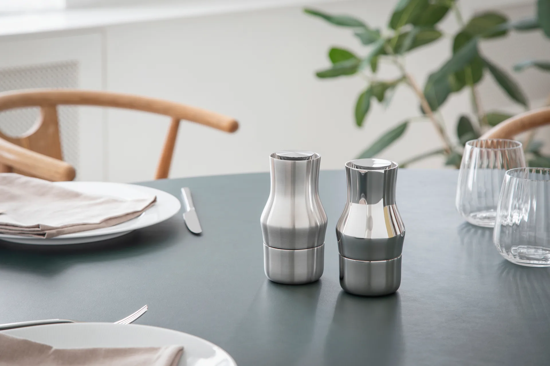 Dorotea krydderkværn 14 cm, Mat stål Gense