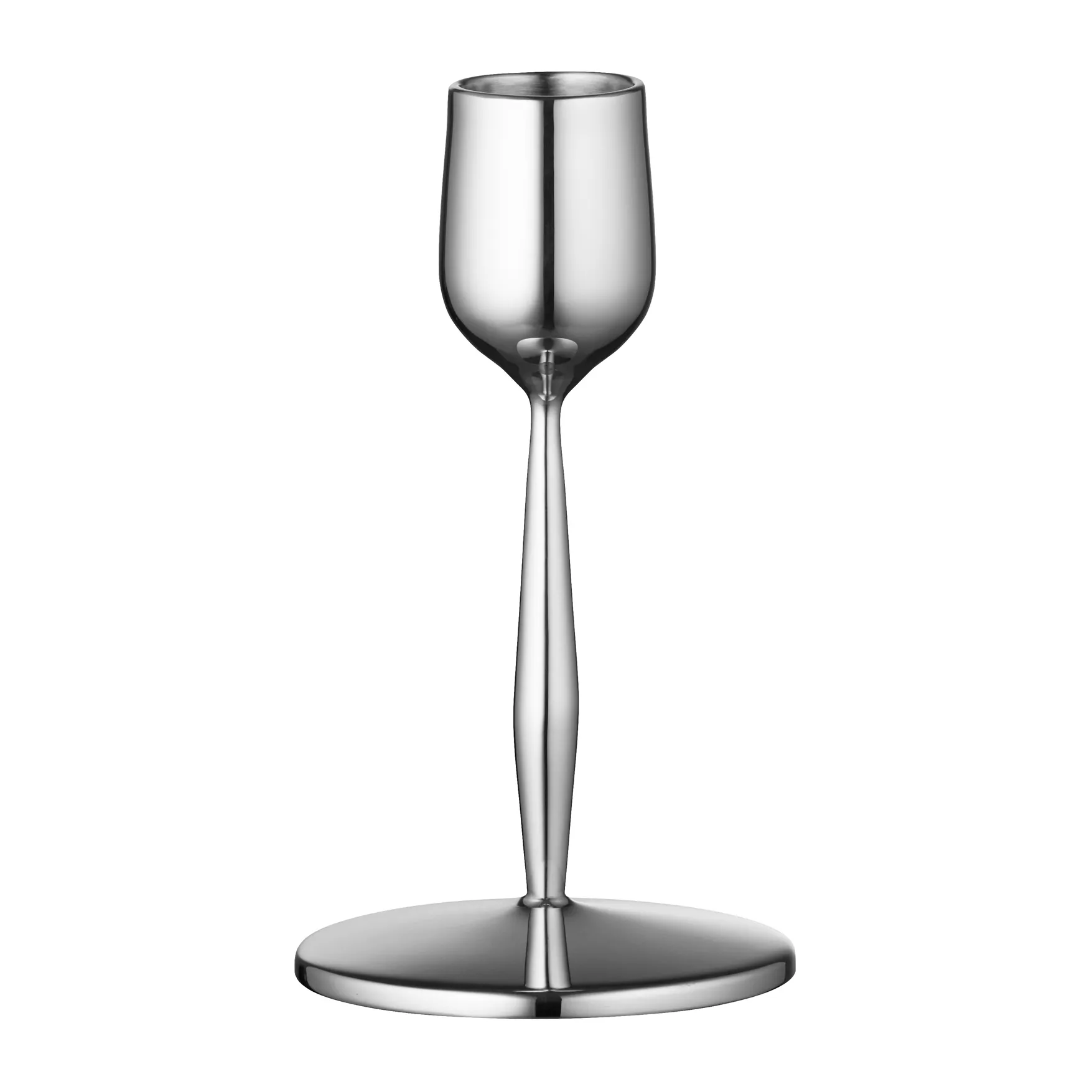 Gense Dorotea lysestage 12 cm Blankt stål