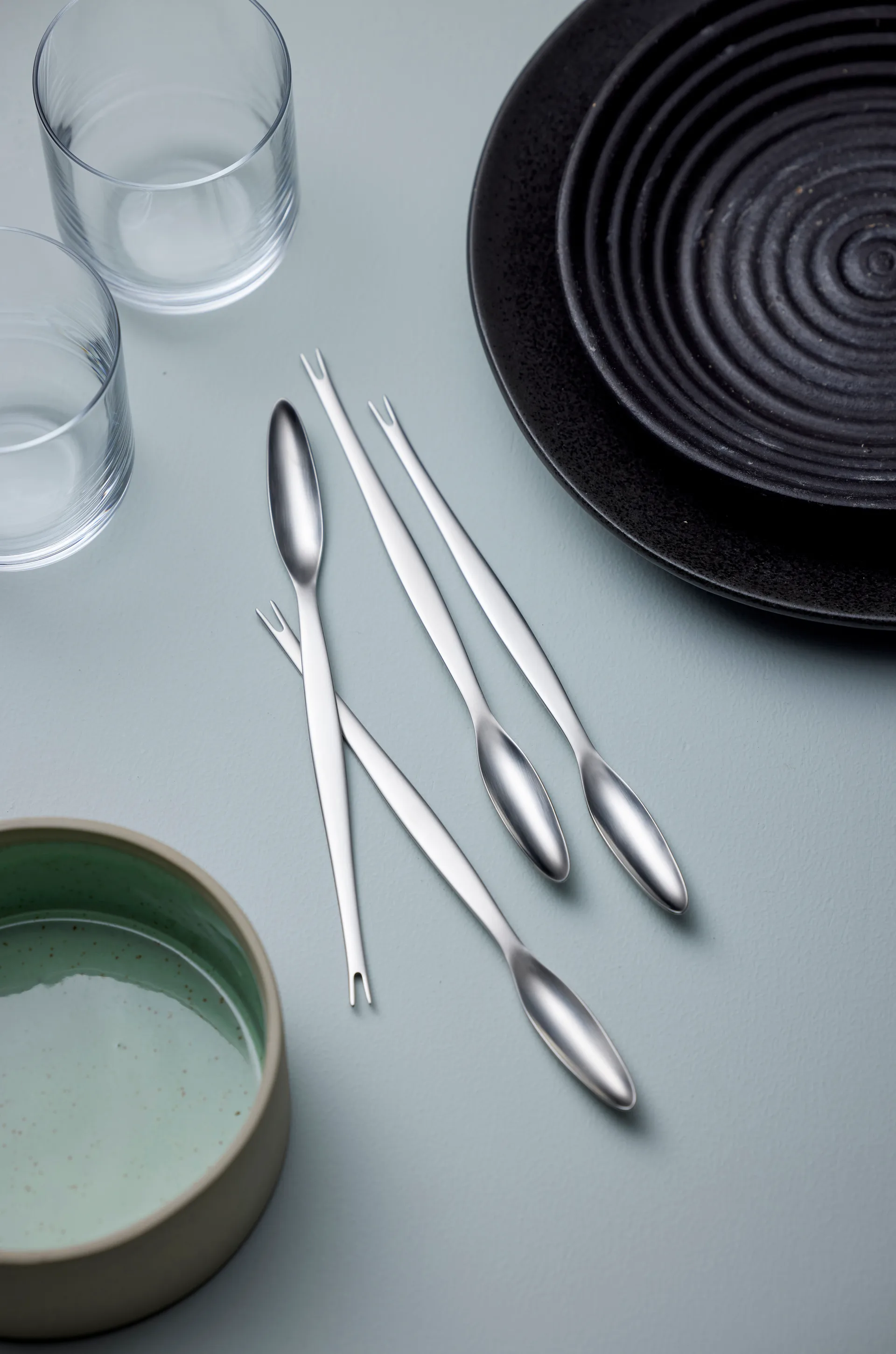 Folke hummergaffel i stål, rustfrit stål 4-pack Gense