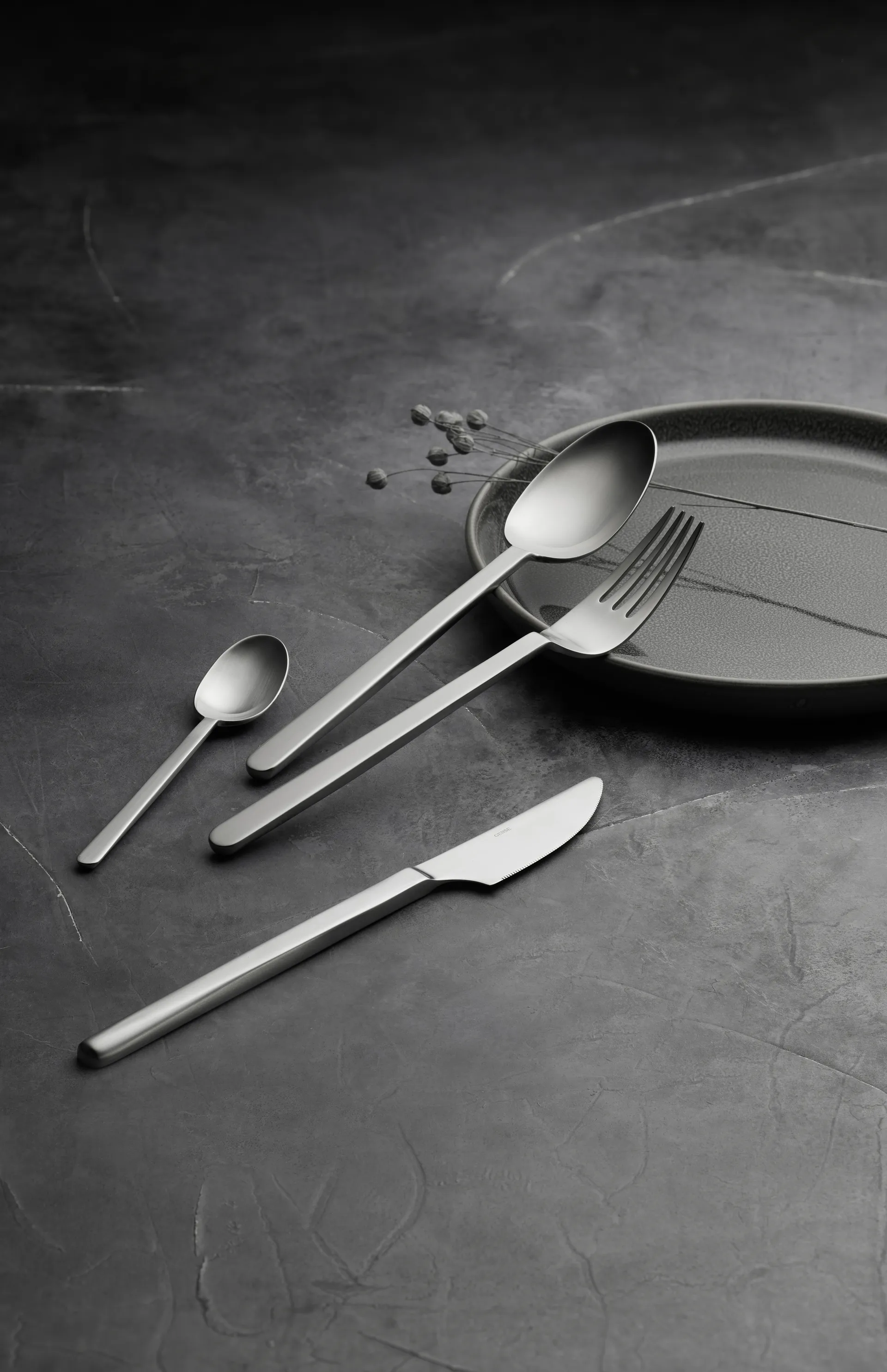 Norm teske, Mat rustfrit stål Gense