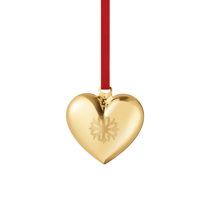 2020 årets julehjerte - Forgyldt - Georg Jensen