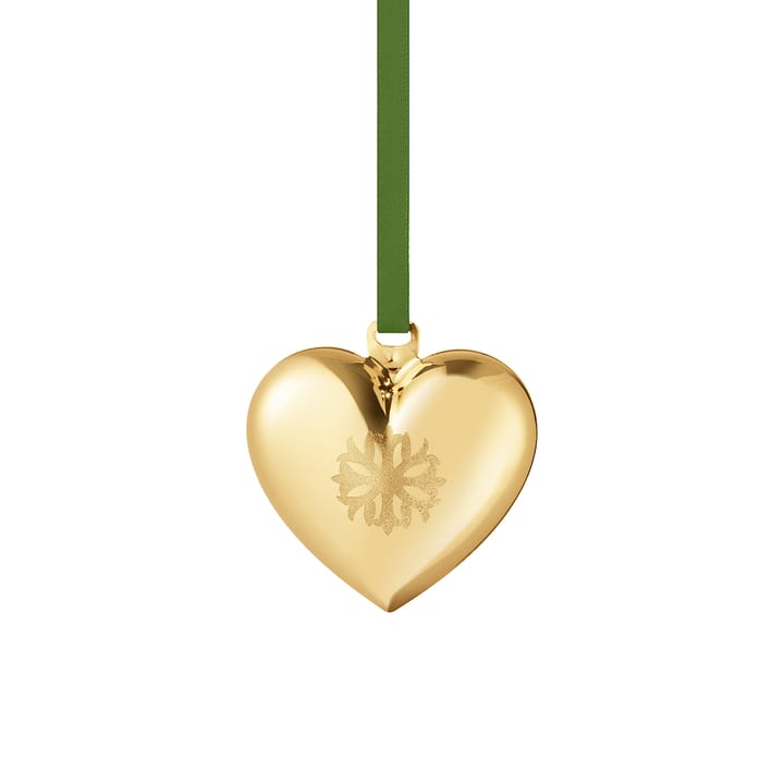 2020 årets julehjerte - Forgyldt - Georg Jensen