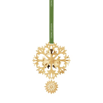2020 årets julepynt Ice Flower - Forgyldt - Georg Jensen
