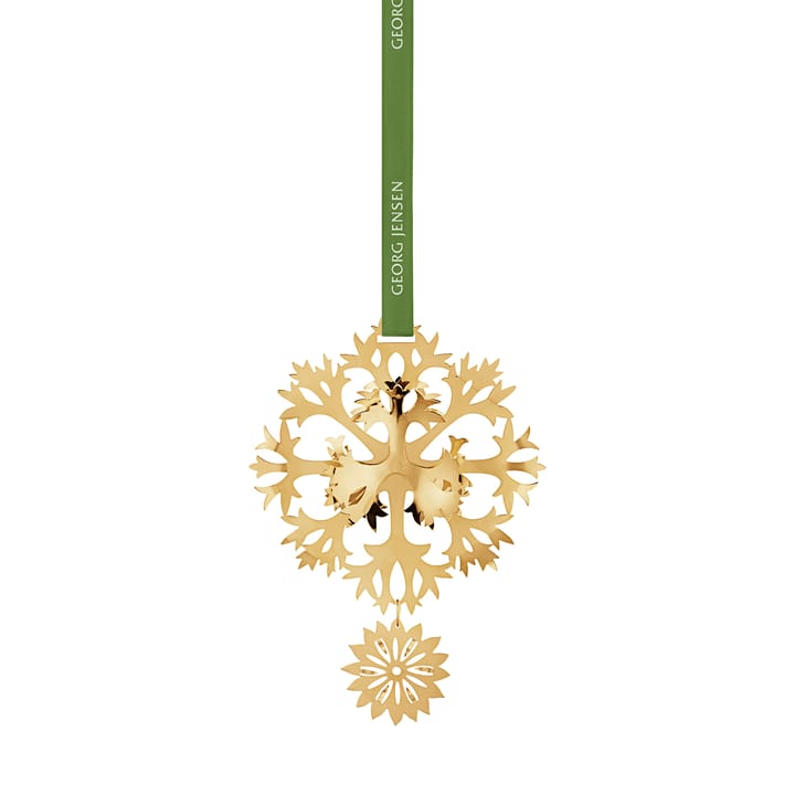 2020 årets julepynt Ice Flower - Forgyldt - Georg Jensen