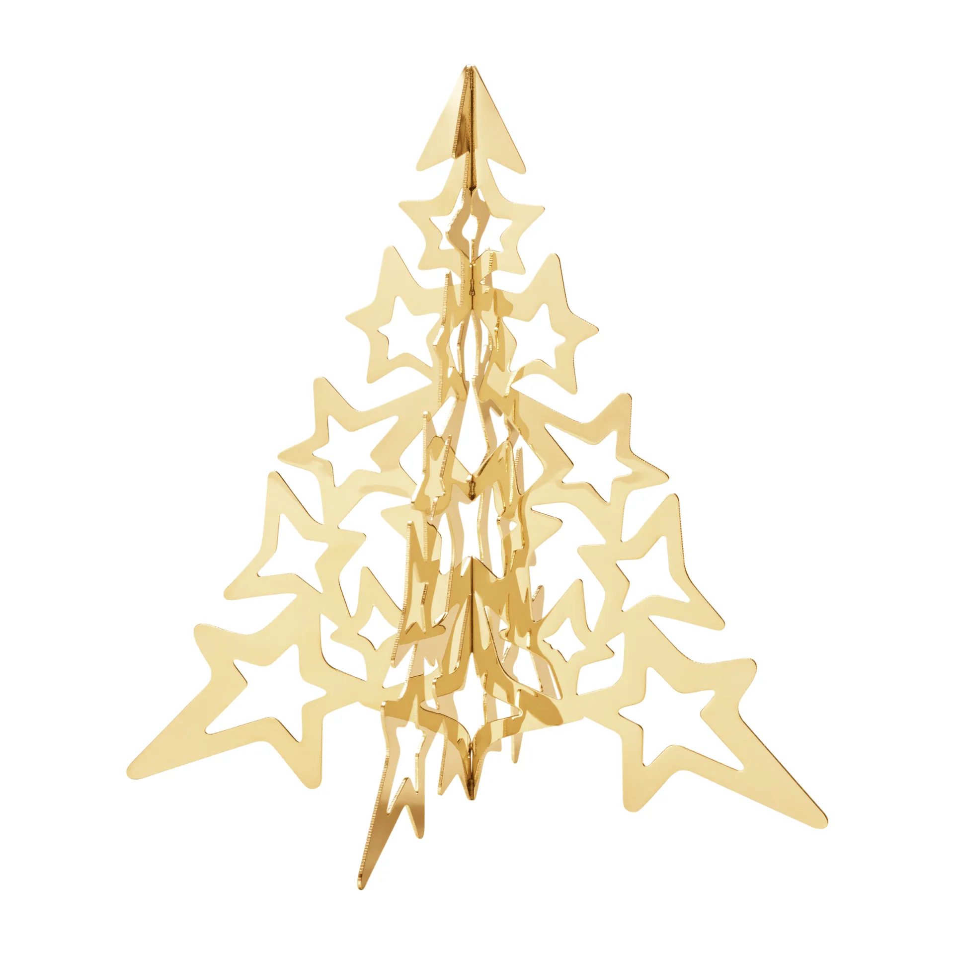 2021 Tree Star juledekoration guld, Lille Georg Jensen