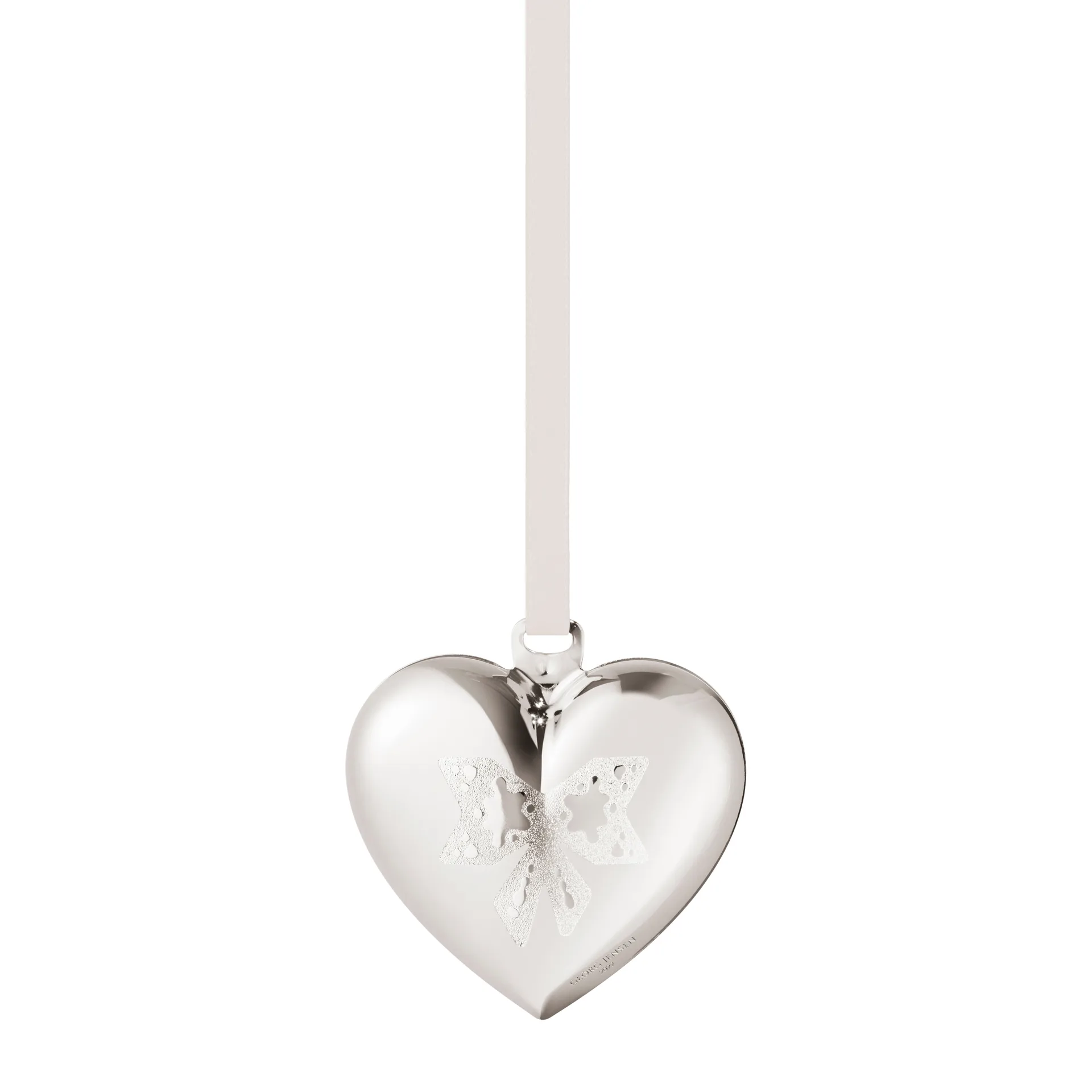 2022 årets julehjerte, Palladiumbelagt Georg Jensen