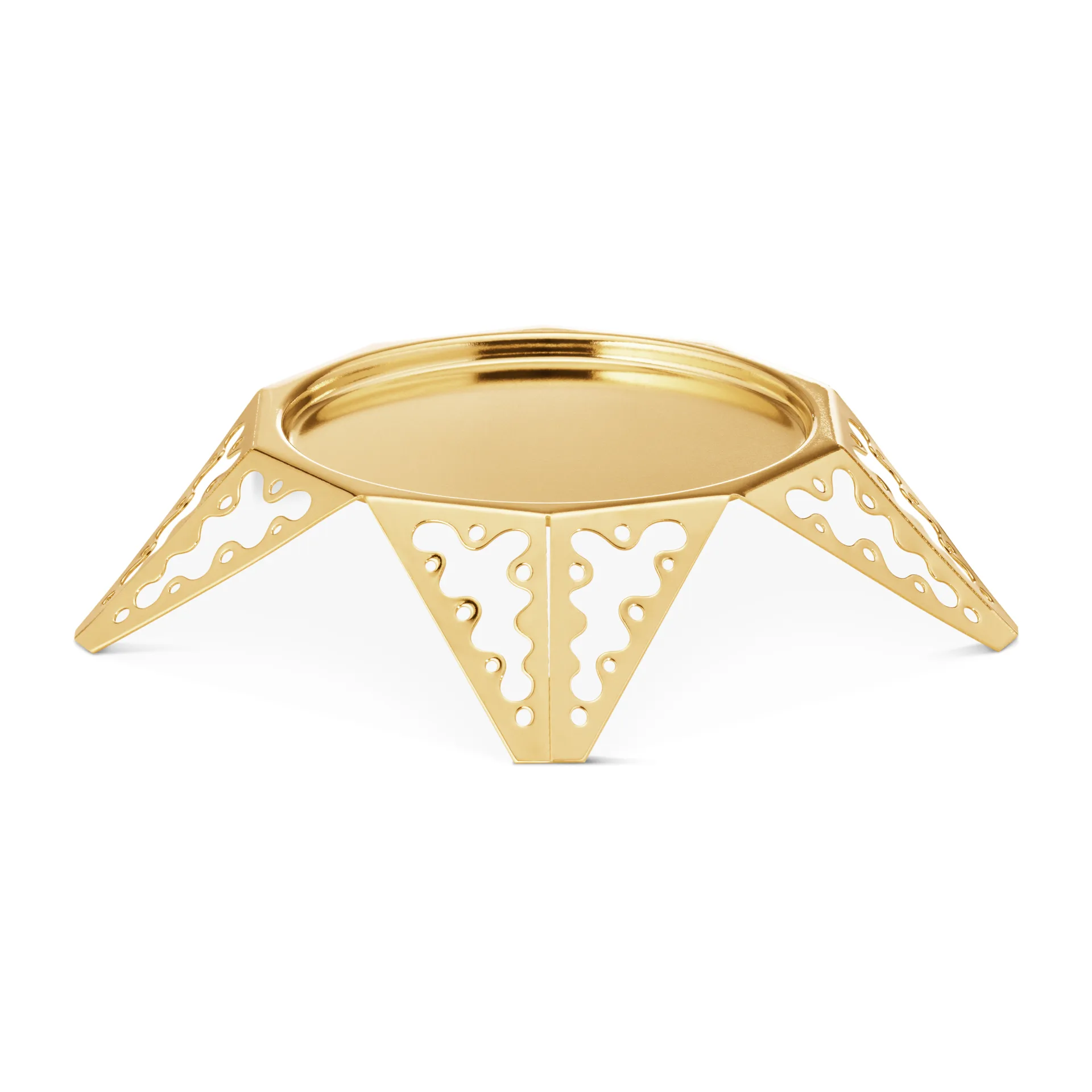 2022 årets lysestage til søjlelys, Forgyldt Georg Jensen