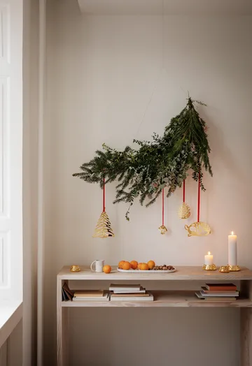 2023 sæt med juleophæng 3 dele - Forgyldt - Georg Jensen