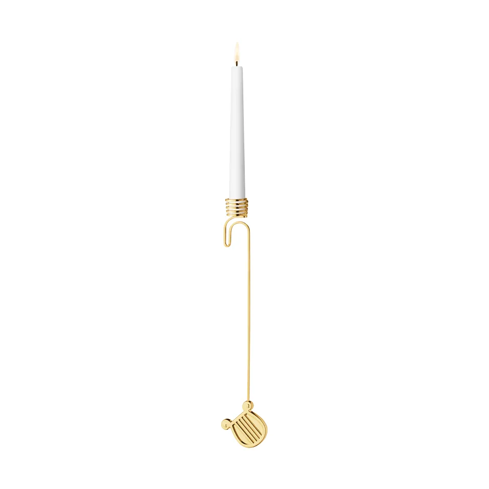 Georg Jensen 2026 års lysestage Harpe, guld
