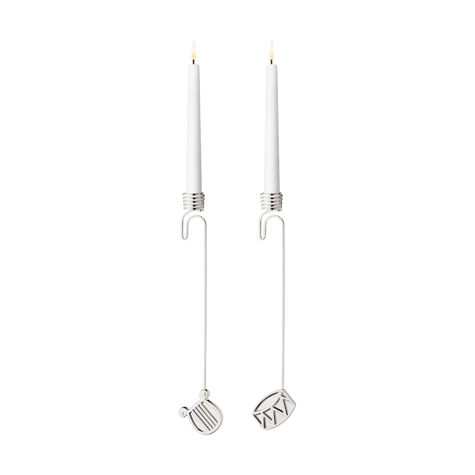Georg Jensen 2026 års lysestagesæt Palladium