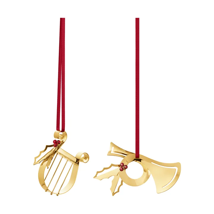 2026-julepyntesæt - guld - Georg Jensen