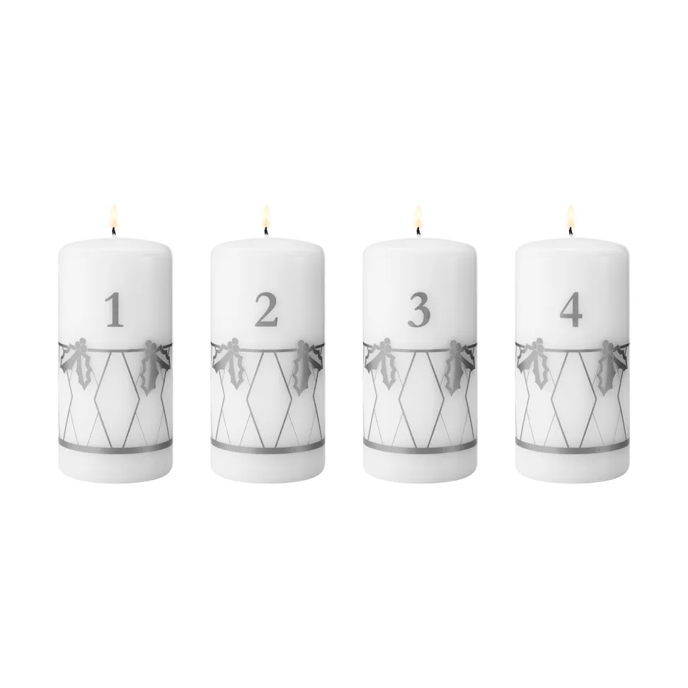 adventslys 2026, Sølvtryk, 4 dele Georg Jensen
