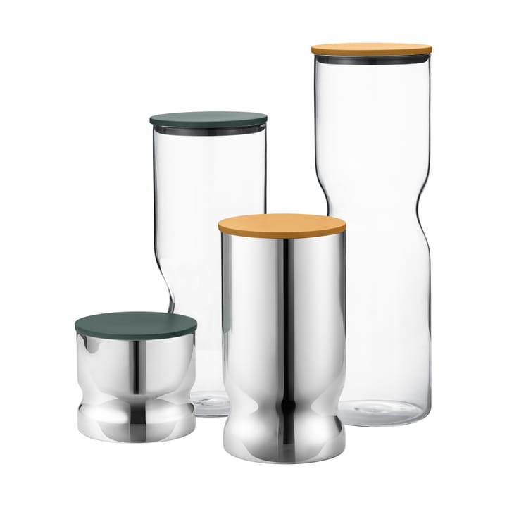 Alfredo dåse medium 1 L, Rustfrit stål-gul Georg Jensen