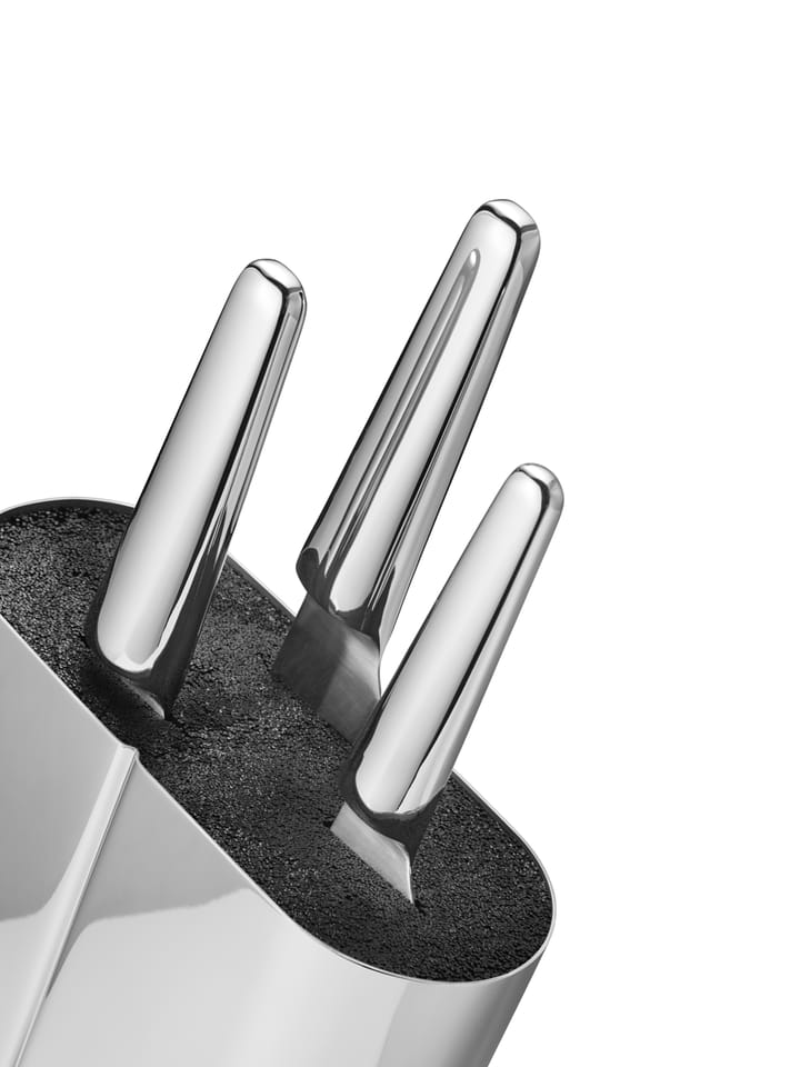 Alfredo knivholder, Rustfrit stål-sølv Georg Jensen