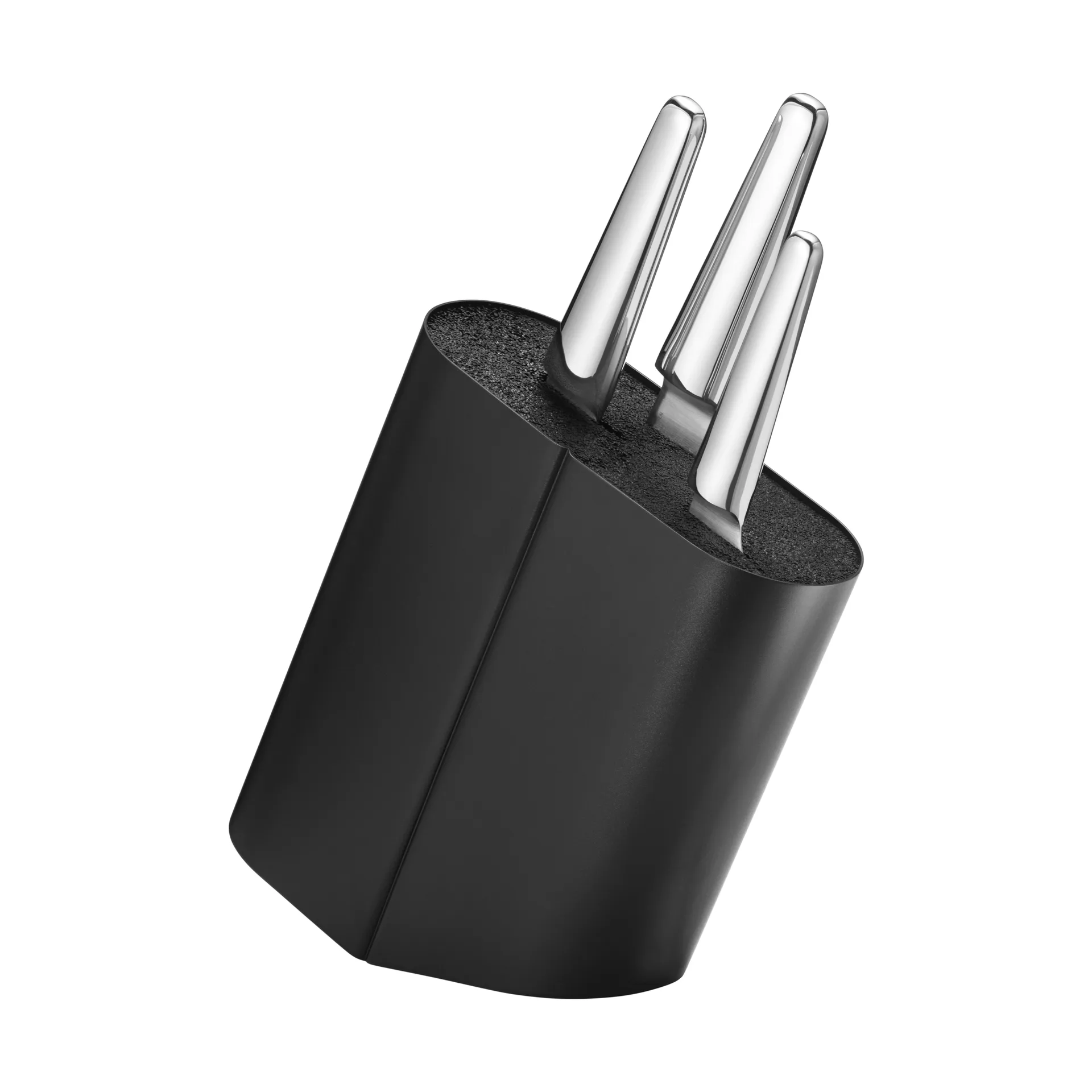 Alfredo knivholder, Rustfrit stål-sort Georg Jensen