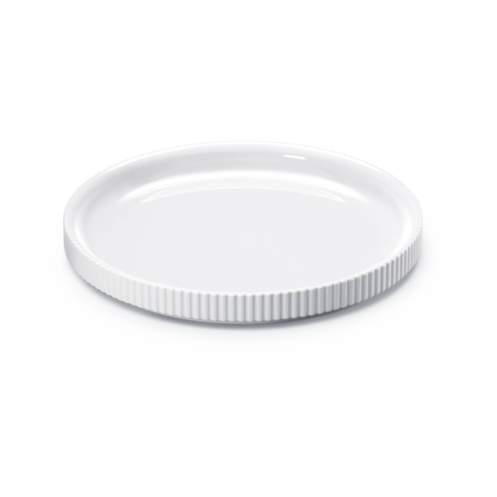 Bernadotte asiet Ø17 cm, Hvid Georg Jensen