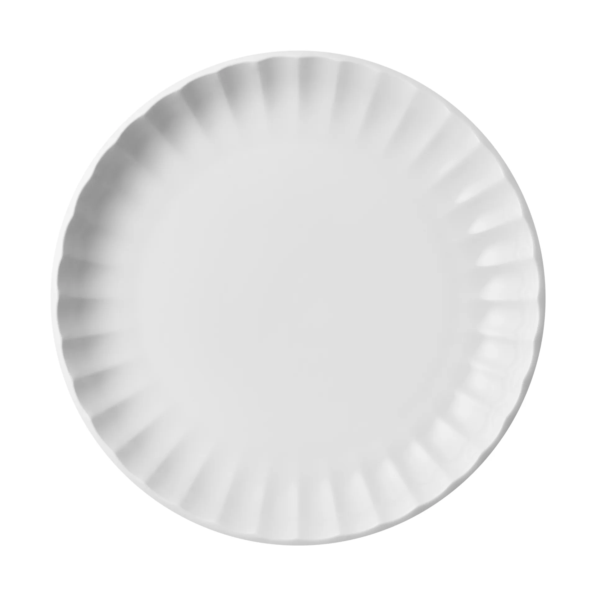 Bernadotte coupétallerken, Hvid, Ø16,5 cm Georg Jensen