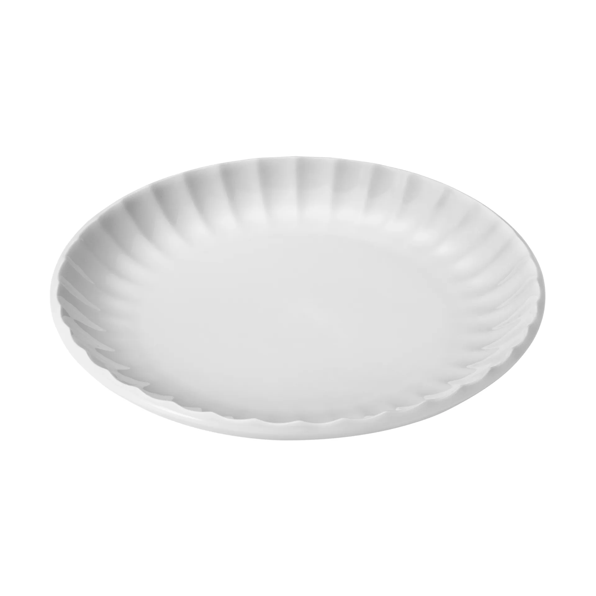 Bernadotte coupétallerken, Hvid, Ø16,5 cm Georg Jensen