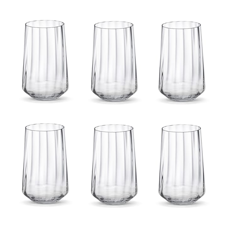 Bernadotte drikkeglas højt 38 cl 6-pak - Krystallinsk - Georg Jensen