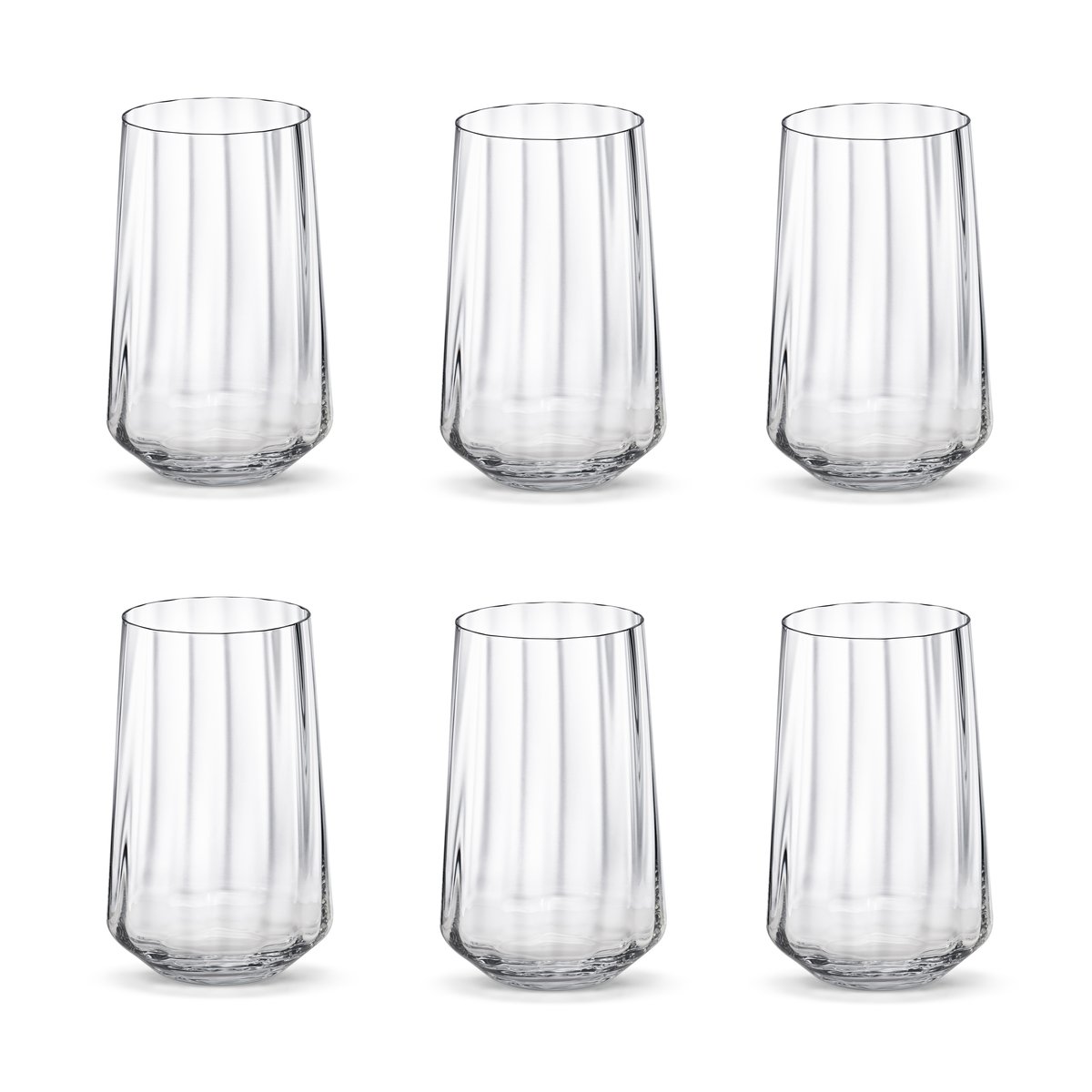 Georg Jensen Bernadotte drikkeglas højt 38 cl 6-pak Krystallinsk
