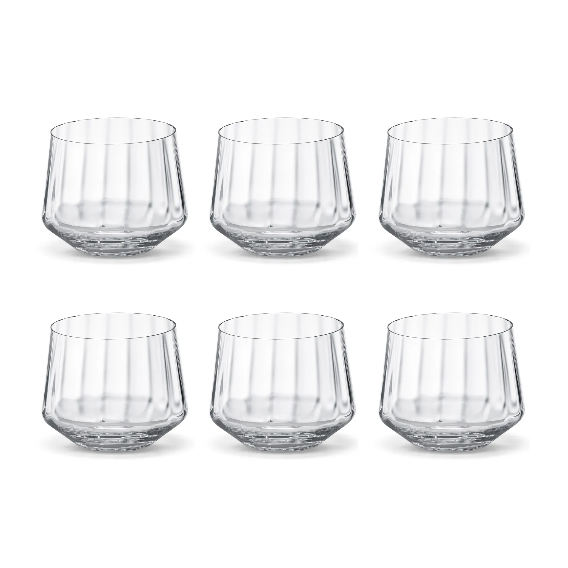 Bernadotte drikkeglas lavt 25 cl 6-pak, Krystallinsk Georg Jensen