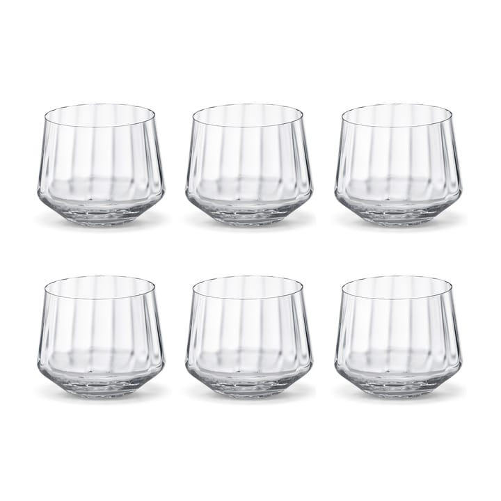 Bernadotte drikkeglas lavt 25 cl 6-pak - Krystallinsk - Georg Jensen