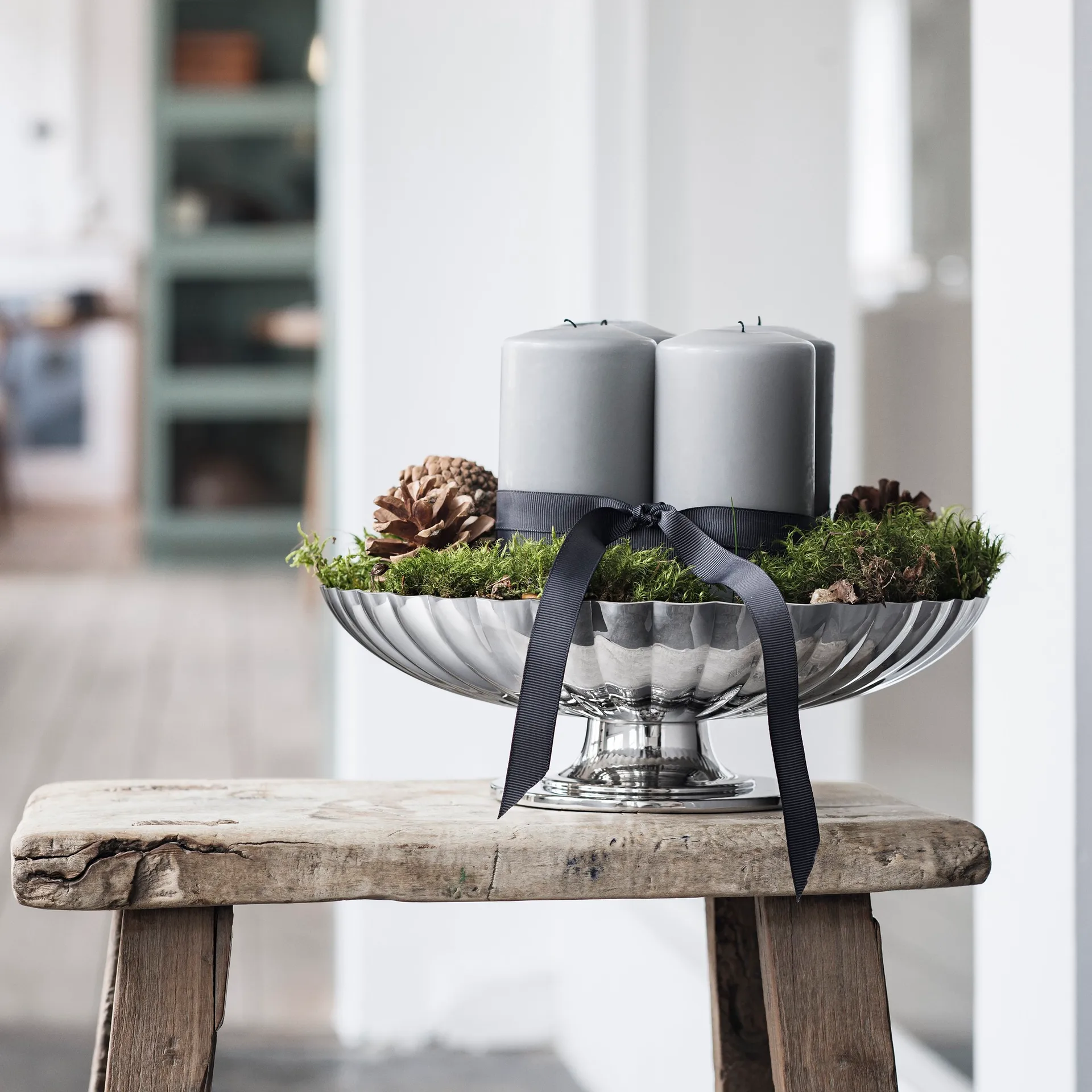 Bernadotte fad på fod, Ø 28 cm Georg Jensen