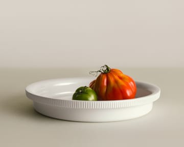 Bernadotte ovnfast fad Ø28,6 cm - Hvid - Georg Jensen