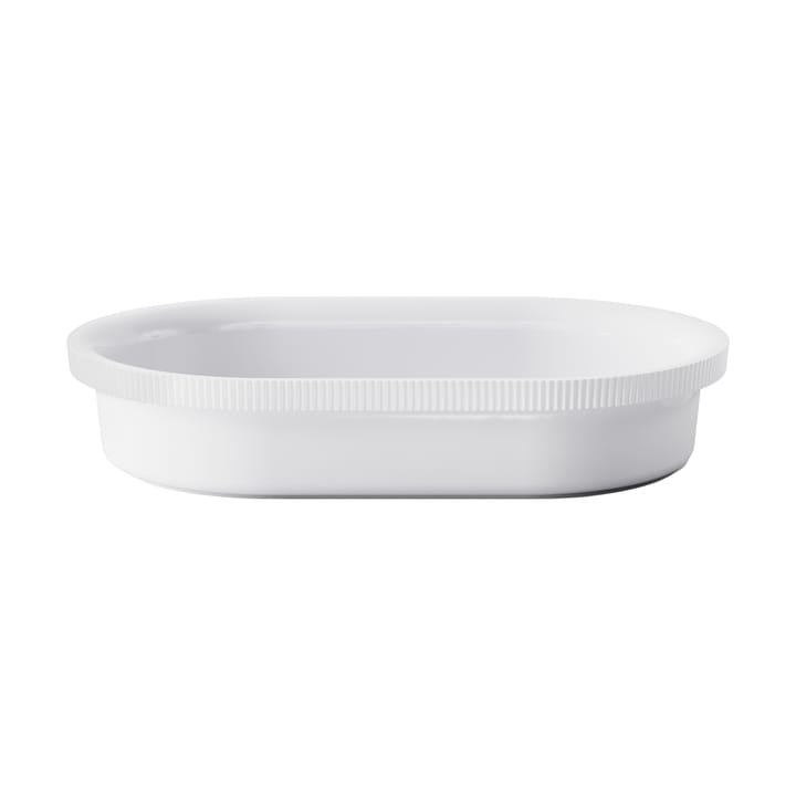 Bernadotte ovnfast fad oval 20,1x31,6 cm - Hvid - Georg Jensen