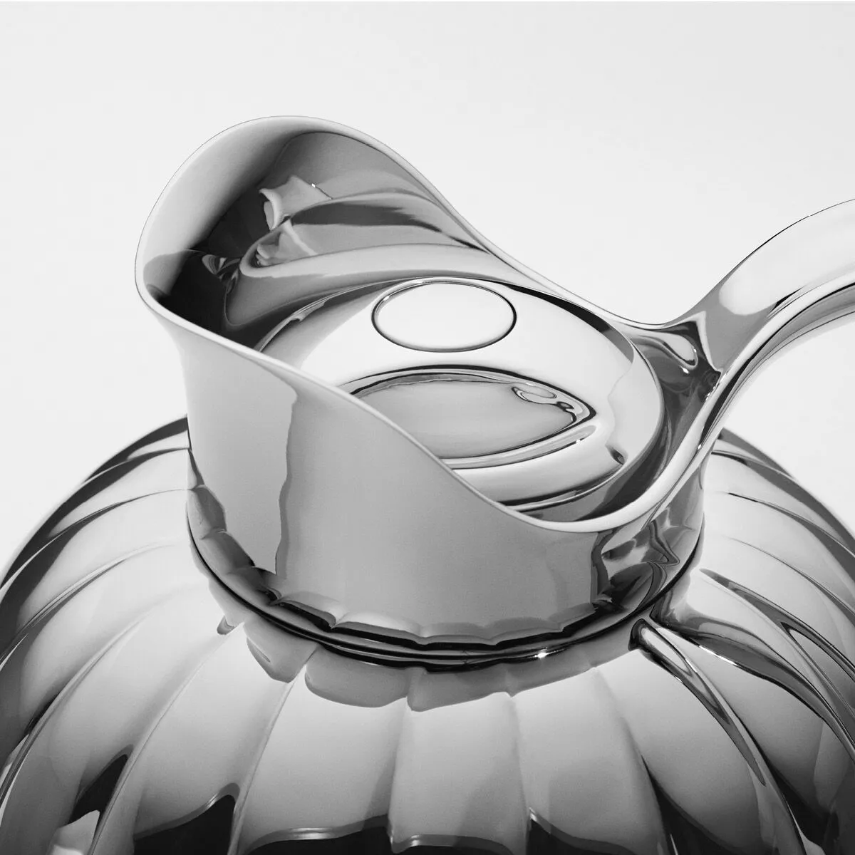 Bernadotte push låg til termokande, Rustfrit stål Georg Jensen