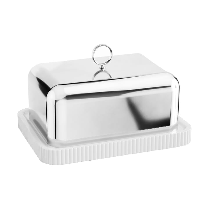 Bernadotte smørskål 11,2x14,7 cm - Rustfrit stål - Georg Jensen