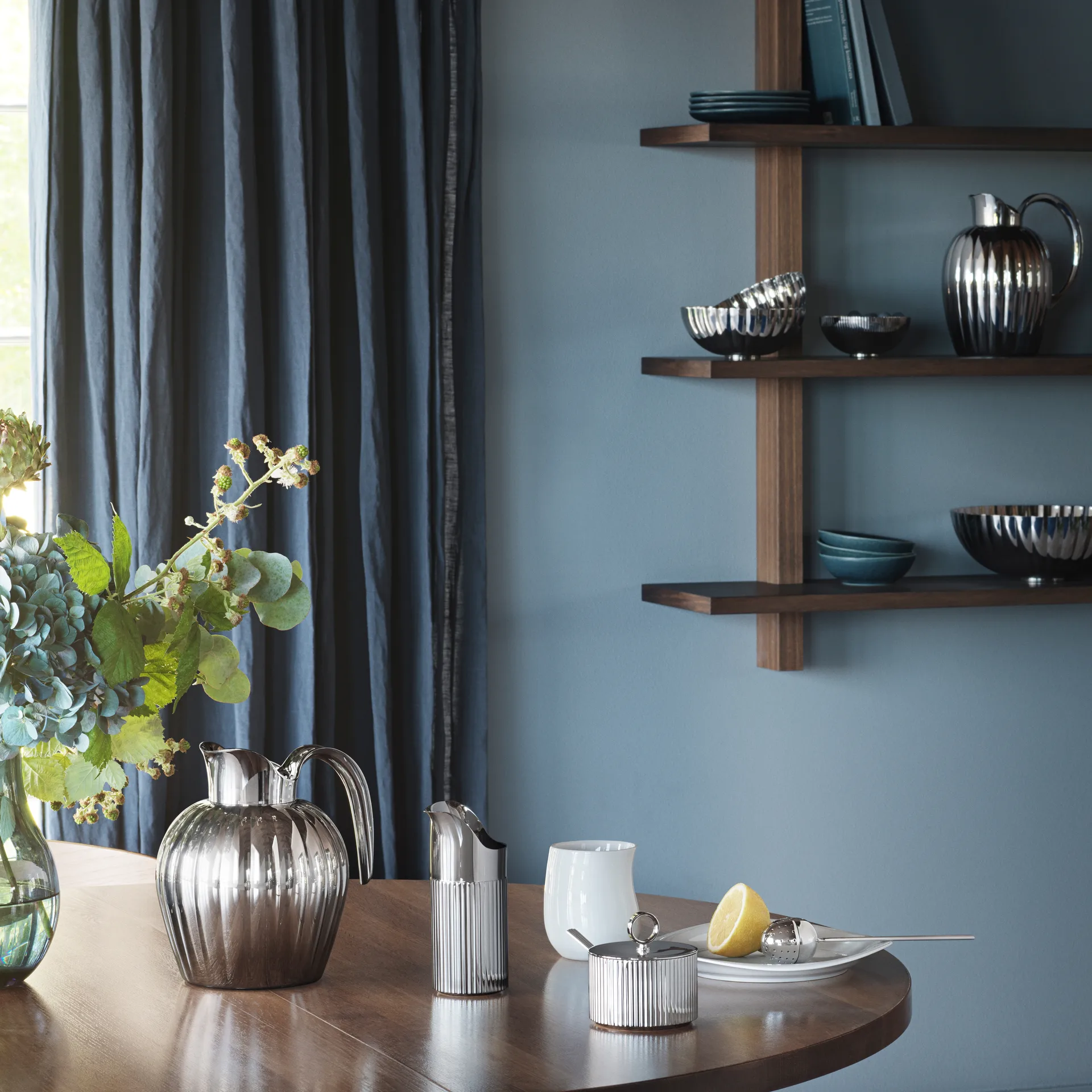 Bernadotte termokande pushlock, 0,8 L Georg Jensen