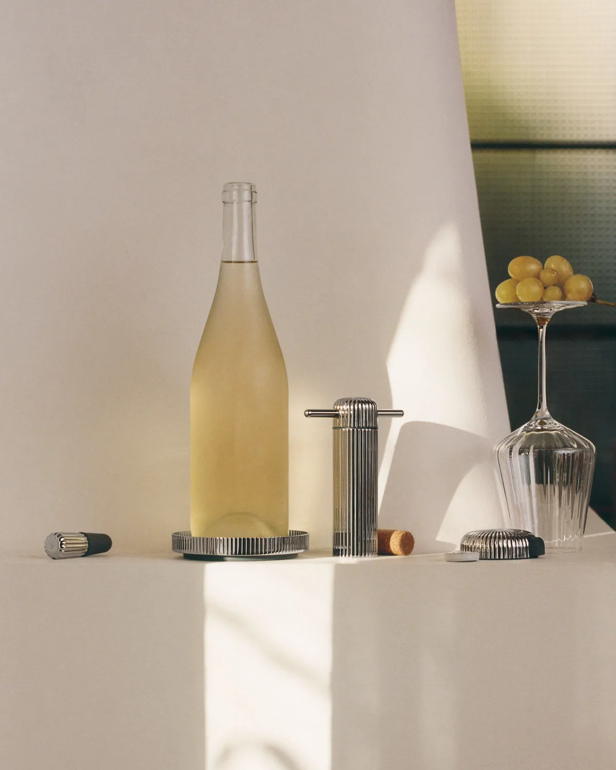 Bernadotte vinforsegler, Sølv, Ø2,3 cm Georg Jensen