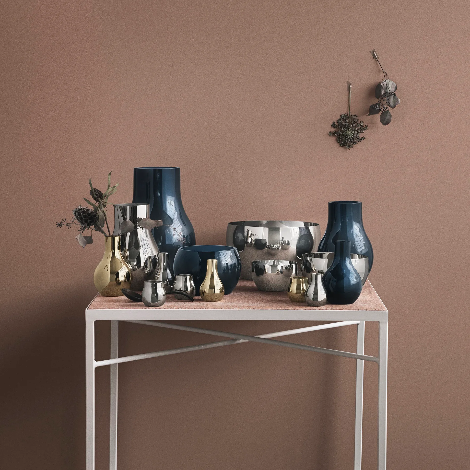 Cafu glasvase blå, ekstra lille, 14,8 cm Georg Jensen