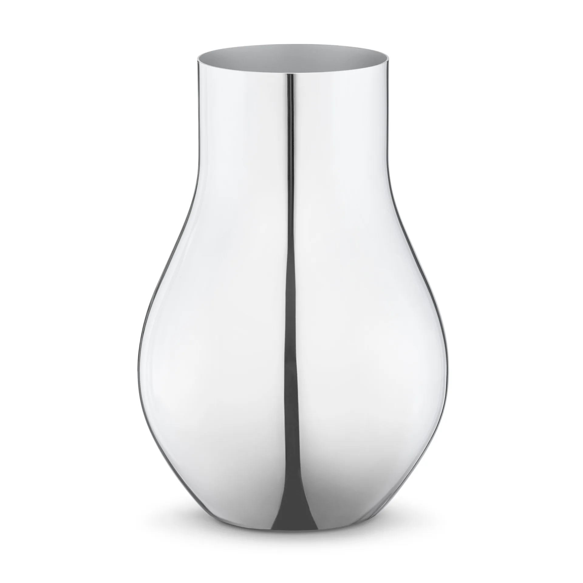 Cafu vase rustfrit stål, Lille, 21,6 cm Georg Jensen