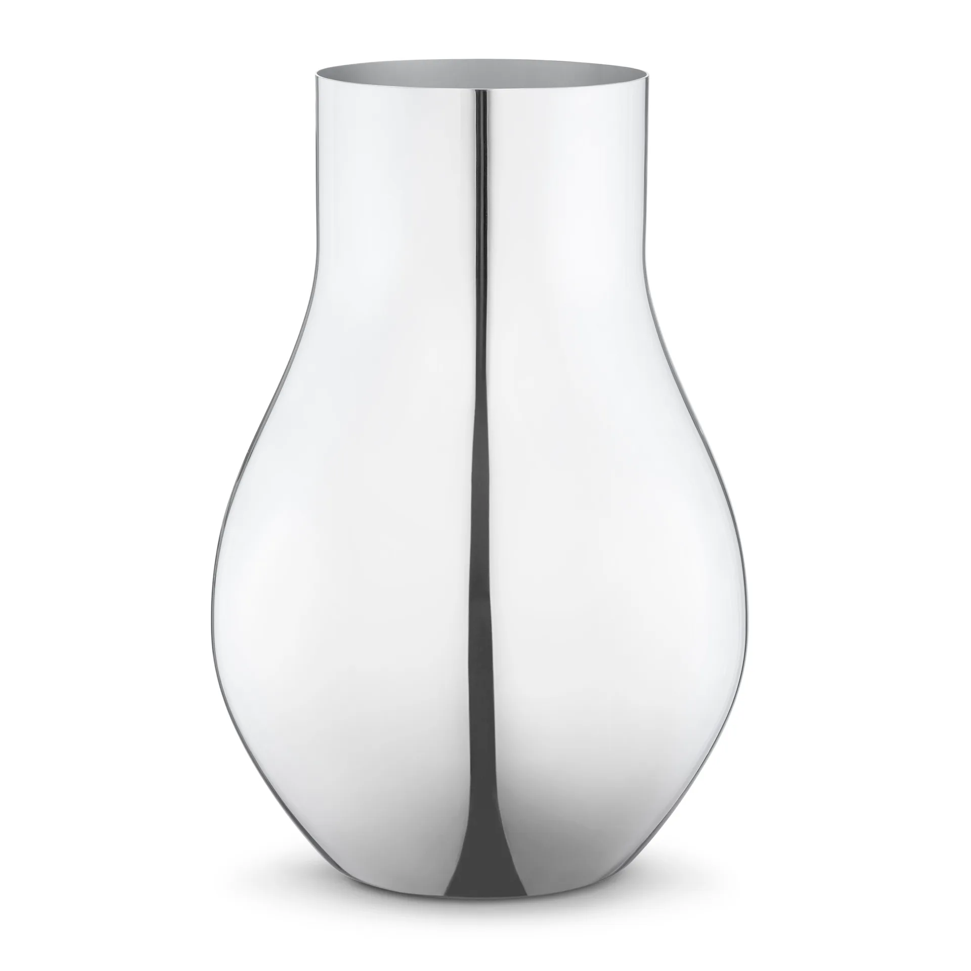 Cafu vase rustfrit stål, mellem, 30 cm Georg Jensen