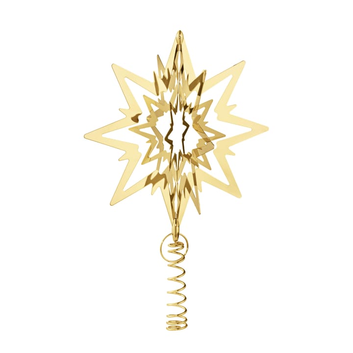 Christmas Collectibles topstjerne mellem - Guldbelagt - Georg Jensen
