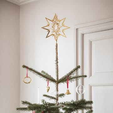 Christmas Collectibles topstjerne stor - Guldbelagt - Georg Jensen