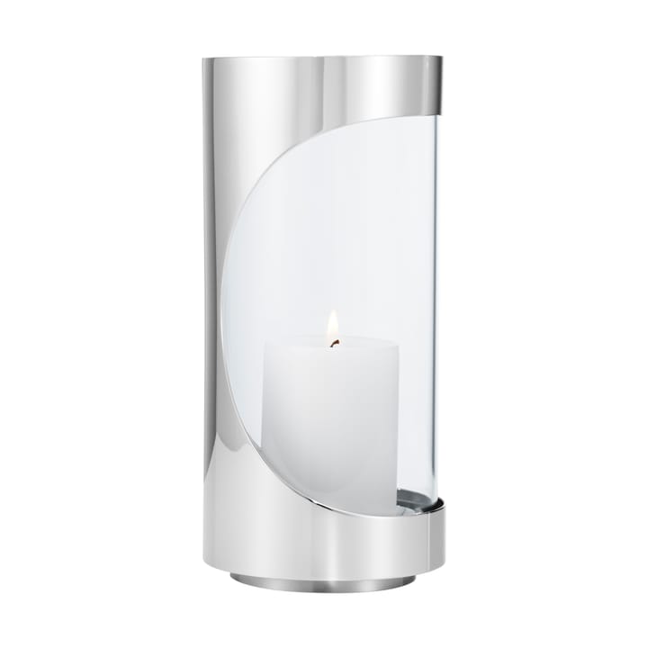 Chrome contours hurricane fyrfadsstage 22 cm - Rustfrit stål - Georg Jensen