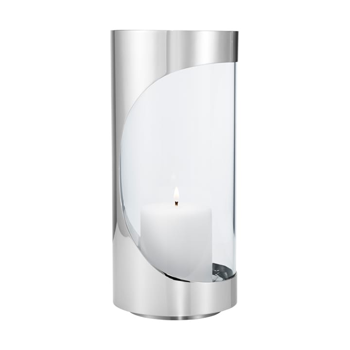 Chrome contours hurricane fyrfadsstage 28 cm - Rustfrit stål - Georg Jensen