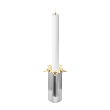Classic christmas lysmanchet stjerne 2-pak
 - Guld - Georg Jensen