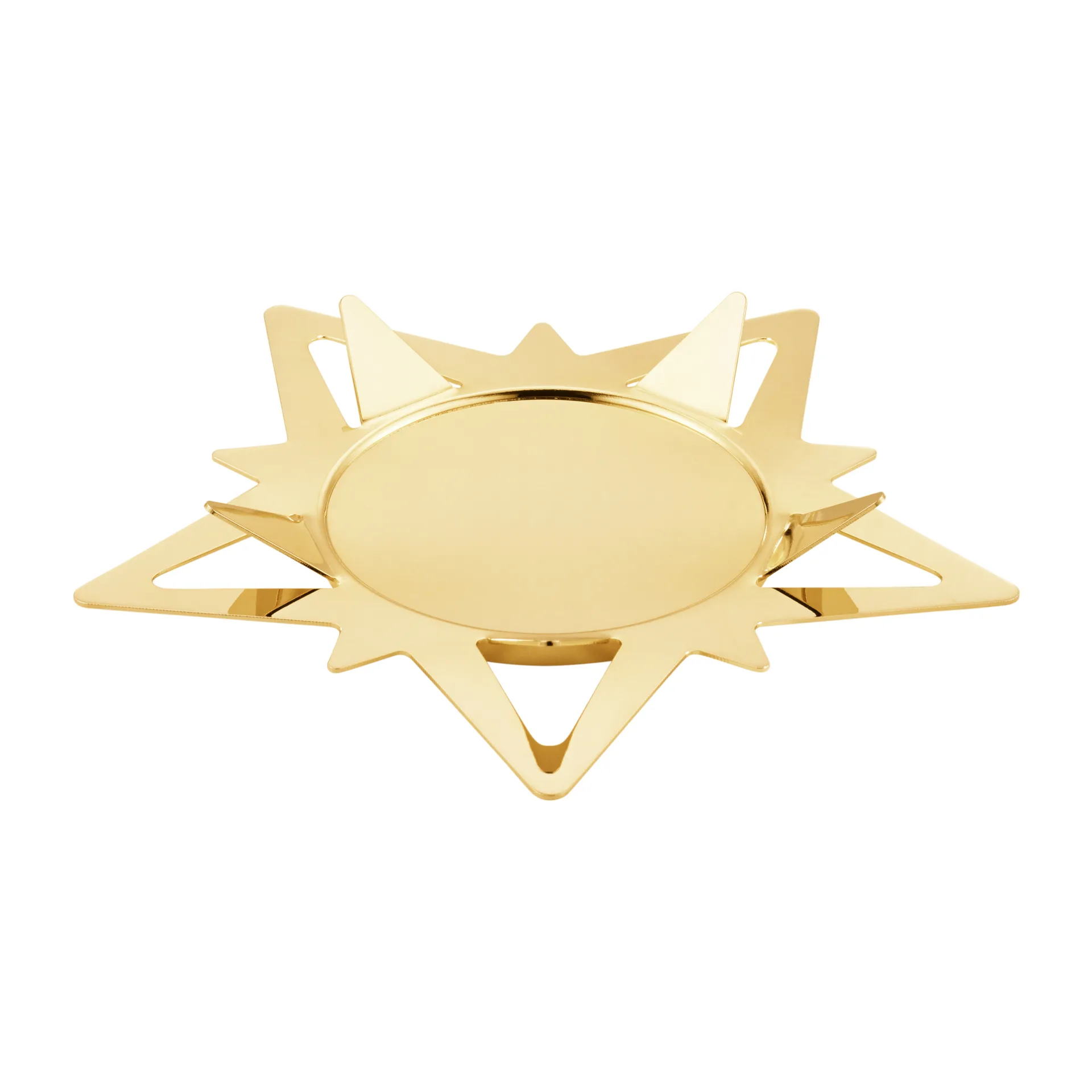 Classic christmas star bloklysestage Ø16 cm, Guld Georg Jensen