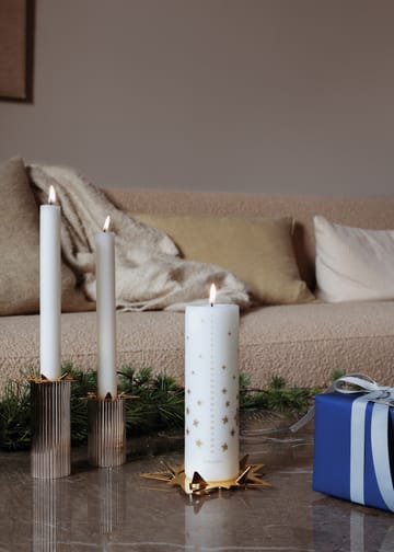 Classic christmas star bloklysestage Ø16 cm Jensen -